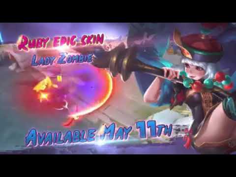 Silangang Bampira. Ang bagong epic skin ni Ruby na Lady Zombie.