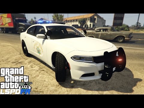 GTA 5 LSPDFR Police Mod 112 | California Highway Patrol | CHP Dodge Charger | Automatic Plate Reader