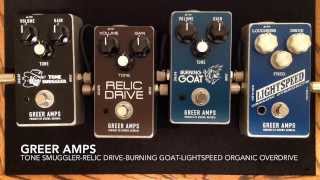 Greer Amps - Drive Pedal comparison