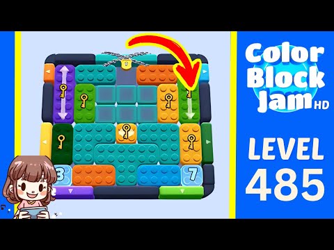 Color Block Jam Level 485 Solution Walkthrough