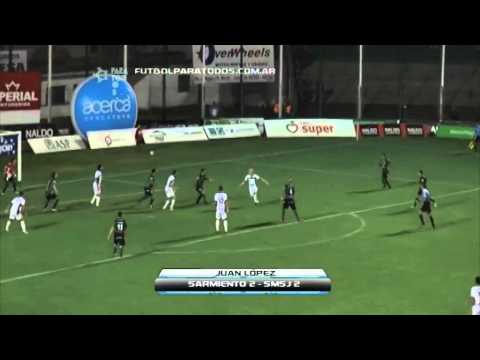 Los goles de Sarmiento 2 San Martín 2. Fecha 28.Torneo Primera B Nacional.Fútbol Para Todos