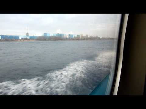 Draagvleugelboot van Velsen naar Amsterdam