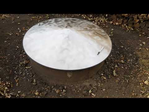 Metal Conical Shape Fire Pit Cover Lid Made Stainless Steel