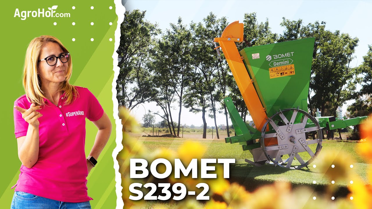 1 soros krumpli ültető gép, burgonyaültető, burgonyavetőgép (bakhát: 62-70 cm) / Bomet S239-2