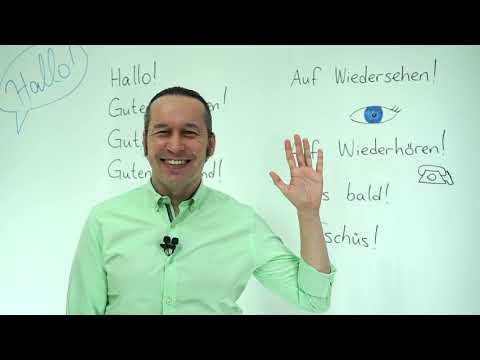 German Basic A1/A2 Lesson - 1 German Greetings, Farewells, Introductions | Hello German