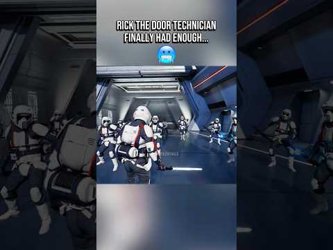 Rick the door technician embraces the darkside🤯