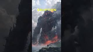 What if natural disasters were monsters.#volcano #tornado #tsunami