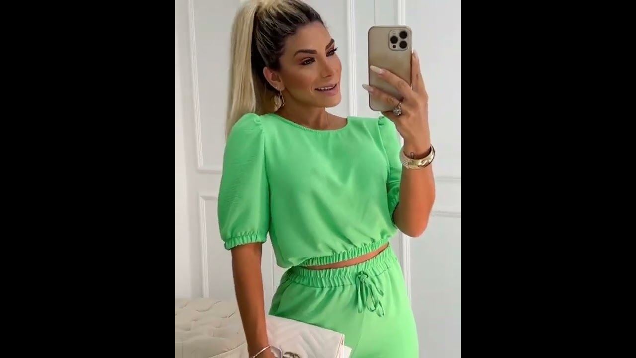 Watch Now Conjunto Calça Jogger e Blusa Manga Curta Princesa Conjunto Calça Jogger e Blusa Manga Curta Princesa