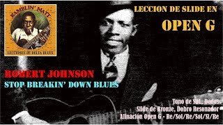 LECCION SLIDE CON ACCION ALTA: ROBERT JOHNSON - STOP BREAKING DOWN