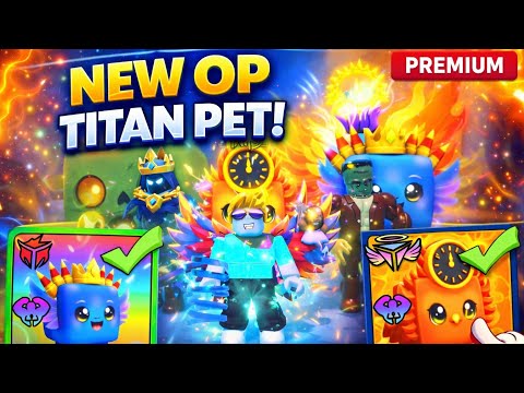 Titan pet , climb and jump tower , ROBLOX