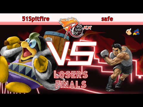 Red River Riot XX - LFs - 51Spitfire (King Dedede) vs safe (Little Mac, Diddy Kong, Falco)