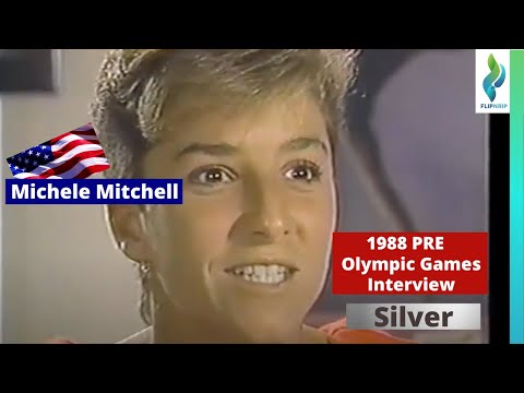 Michele Mitchell Diving Interview before 1988 Olympic Games