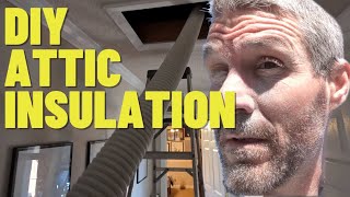 Insulating My Attic with a Cellulose Blower