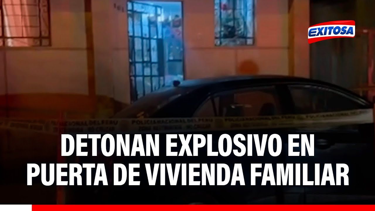 🔴🔵 Terror en el Rímac: Detonan explosivo en la puerta de una vivienda familiar