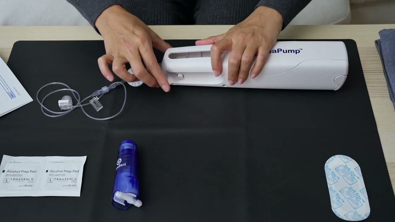Load and Remove Syringe from VersaPump
