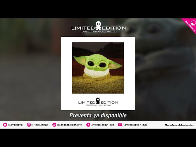 Vídeo relacionado con Lámpara de escritorio Grogu de The Mandalorian - Producto oficial Baby Yoda, lámpara de oficina, regalo coleccionable para fans de Star Wars, funciona con baterías