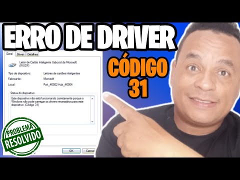 Erro de driver (código 31) ✅Resolvido