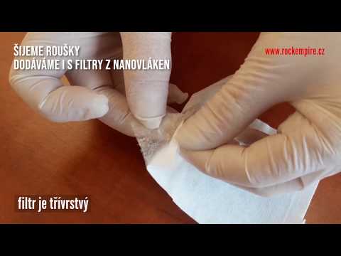 RE šije a prodává roušky s filtry