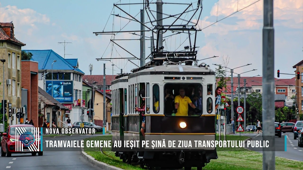 Tramvaiele Gemene au ieșit pe șină de Ziua Transportului Public
