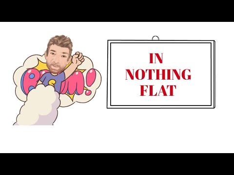 English Tutor Nick P Prepositional Phrase (95) In Nothing Flat - Origin - Animated