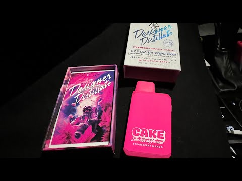 THIS NEW CAKE DISPOSABLE IS CRAZY... 1.25G STRAWBERRY MANGO CAKE DISPOSABLE | OFF THE RADAR REVIEWS