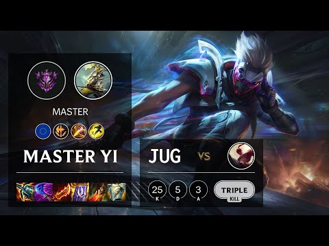 Master Yi Jungle vs Lee Sin - EUW Master Patch 11.17
