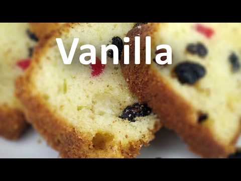 Vanilla Pound Fruit Cake Recipe | Nipa's BAKERY