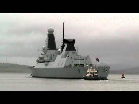 HMS Dragon D35  Sea Trials