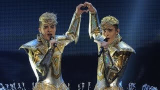 Jedward perform &#39;Waterline&#39; at the Eurovision Song Contest 2012 Semi Final
