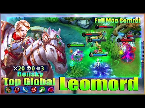 Leomord Full Map Control ! Top Global Leomord gameplay by Bonsky ~ Mobile Legends
