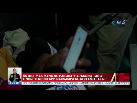 50 biktima umano ng pangha-harass ng ilang online lending app, nagsampa ng reklamo sa PNP UB