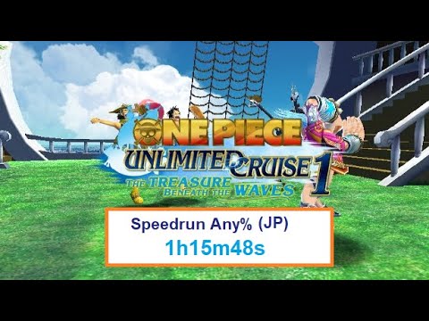 One Piece Unlimited Cruise 1 Speedrun : Any% in 1h15m48s (JP version)