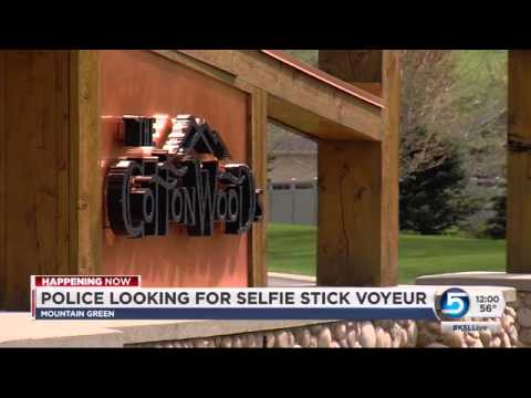 Police looking for selfie stick voyeur