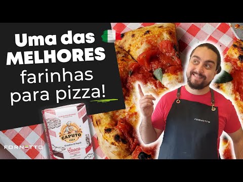 RECEITA DE MASSA DE PIZZA napolitana com farinha importada italiana (Caputo Cuoco)