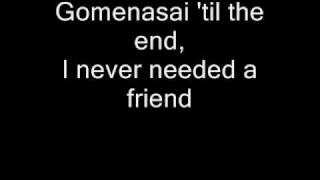 Lyrics to Gomenasai by t.A.T.u