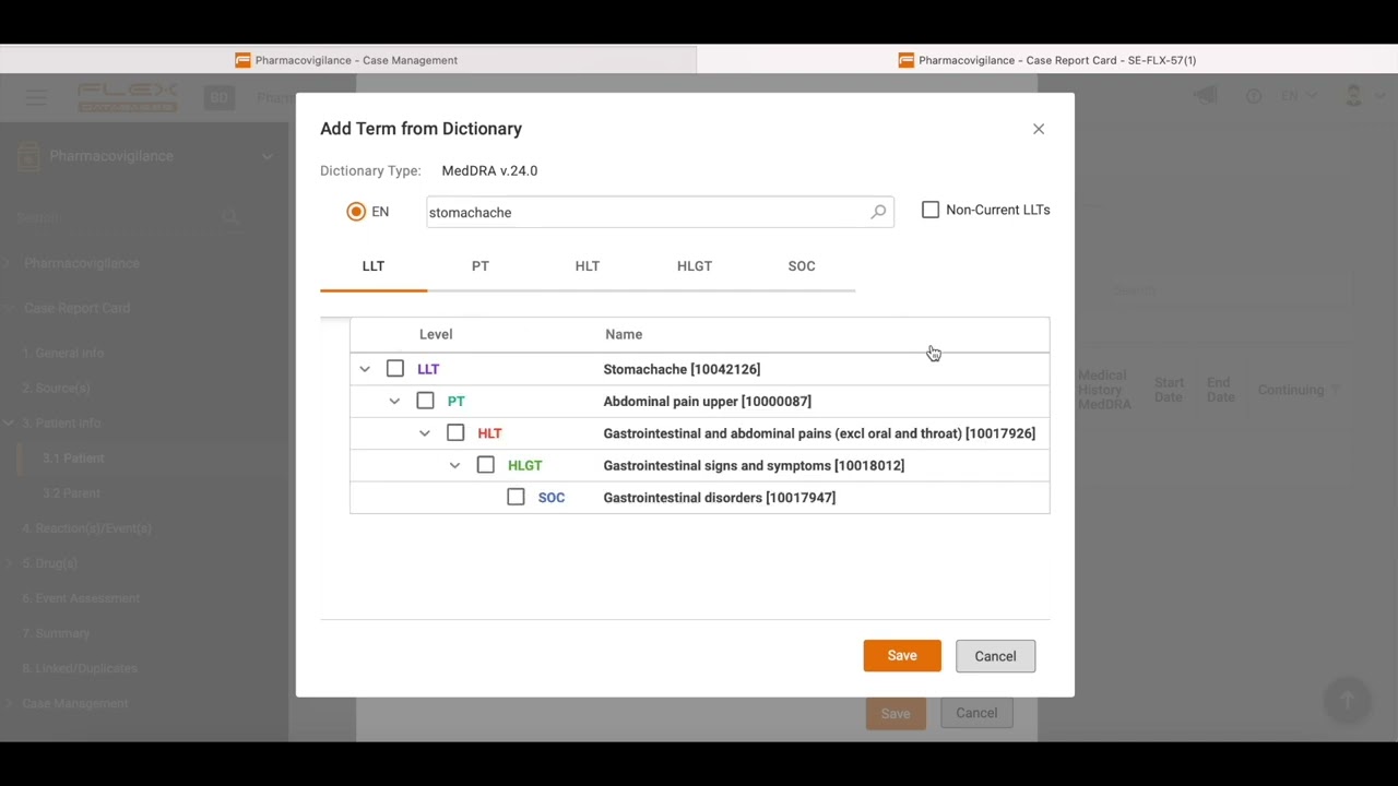 Flex Databases Pharmacovigilance