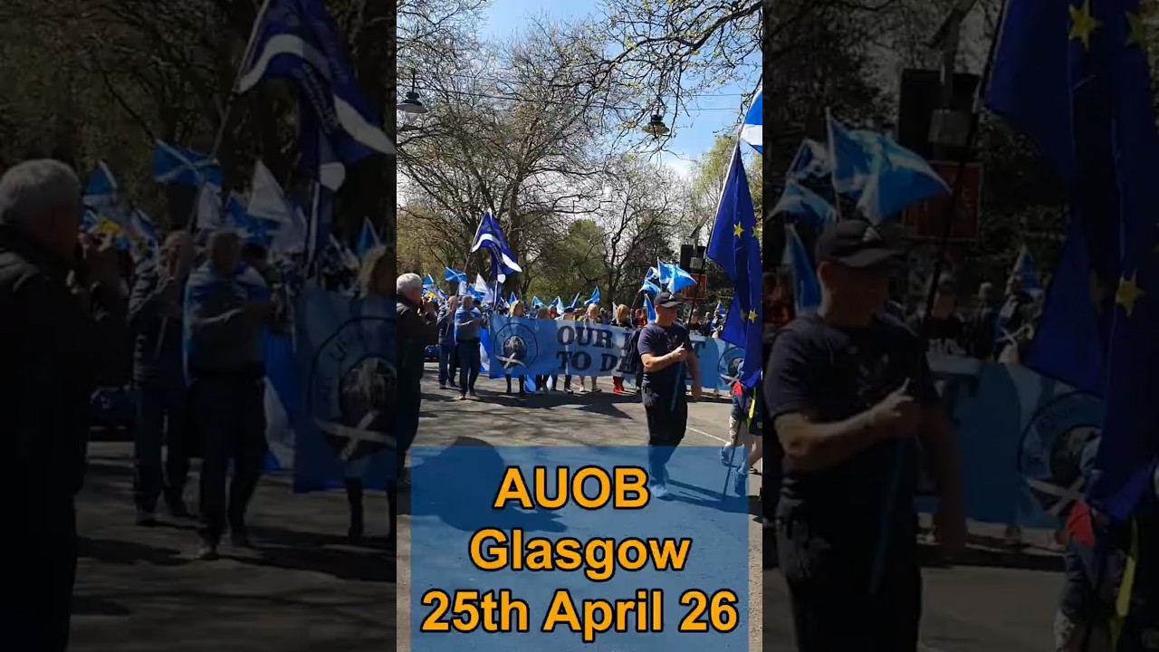 AUOB Glasgow March Sets Off