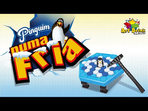 Jogo Quebra Gelo Pinguim numa Fria - Art Brink - Zein Importadora