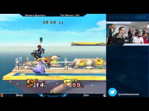 The Odyssey 5/2 Project M - Benji (Donkey Kong/Falcon) vs. Zen (Peach/Sheik)