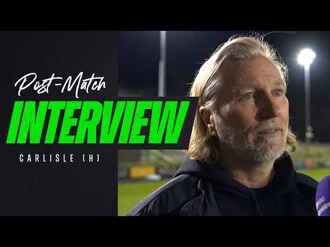 Robbie Savage post-match interview | Carlisle (H)