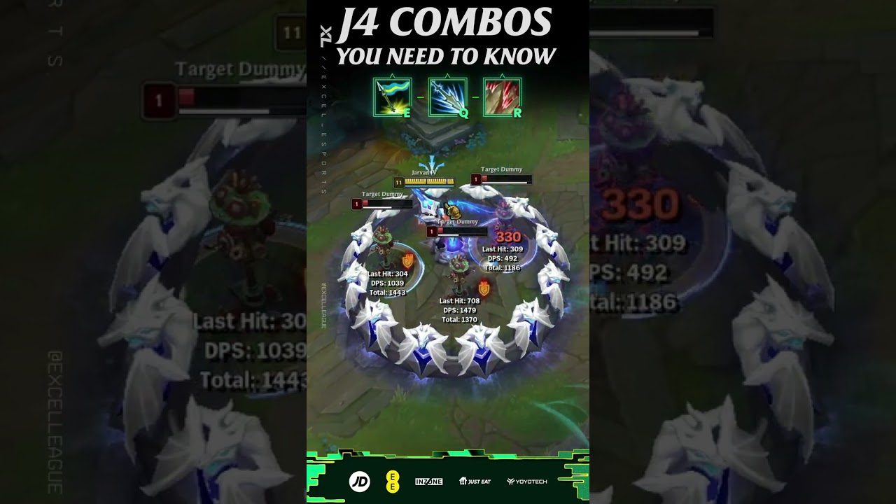 MASTER these Jarvan combos to up your game! 🚩#leagueoflegends #leagueoflegendjarvan #jarvan