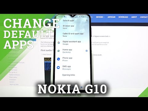 How to Change Default Apps on NOKIA G10 - Manage Default Apps