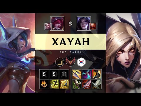 Xayah ADC vs Kai'Sa - KR Grandmaster Patch 25.18