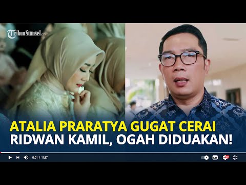 ATALIA Praratya Gugat Cerai Ridwan Kamil, Curhat Lama Viral Lagi Siap Mundur Jika Suami Selingkuh