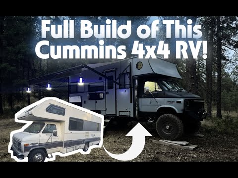 Full Build; Off Grid 4x4 RV, Custom Built Cummins Powered Motorhome