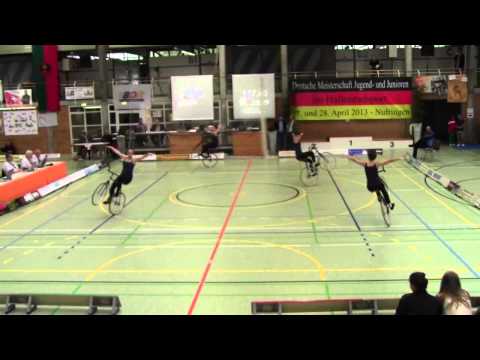 Deutsche Jugend und Juniorenmeisterschaft 2013 4er Kunstrad Juniorinnen VfH Worms 1