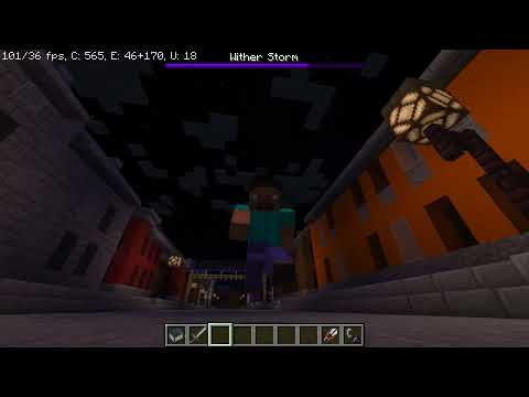 Minecraft story mode episode 1 (Unedited edition) Crackers wither storm mod