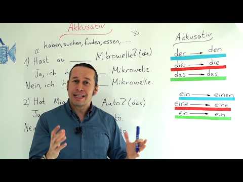 Almanca A1 INTENSIV Ders - 14 Akkusativ Bölüm 1 - Almanca İsmin (-i) Hali ve Almanca Sahiplik Eki