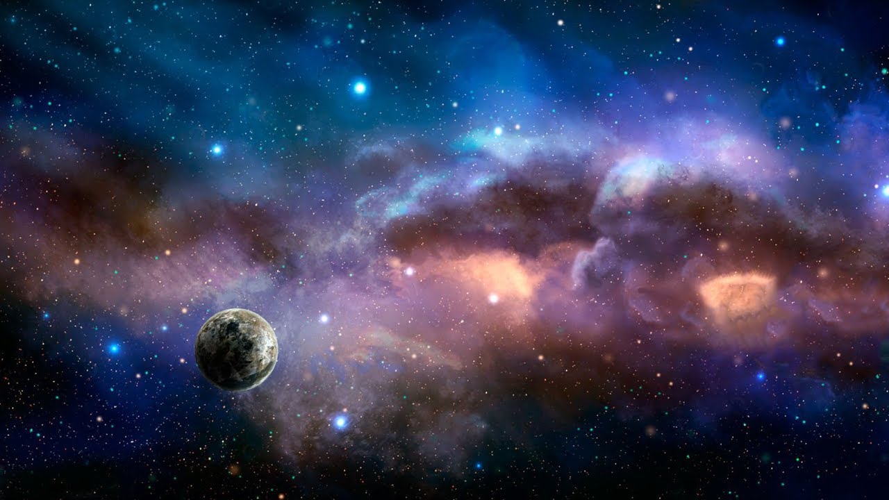 SPACE GALAXY and PLANETS Wallpaper - ROYALTY FREE Background HD 4K