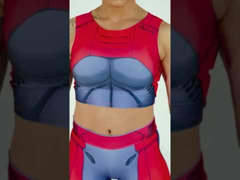 DYNAMITE Brazil Leggings Robot - Scarlet Blaze - L400 & BL213